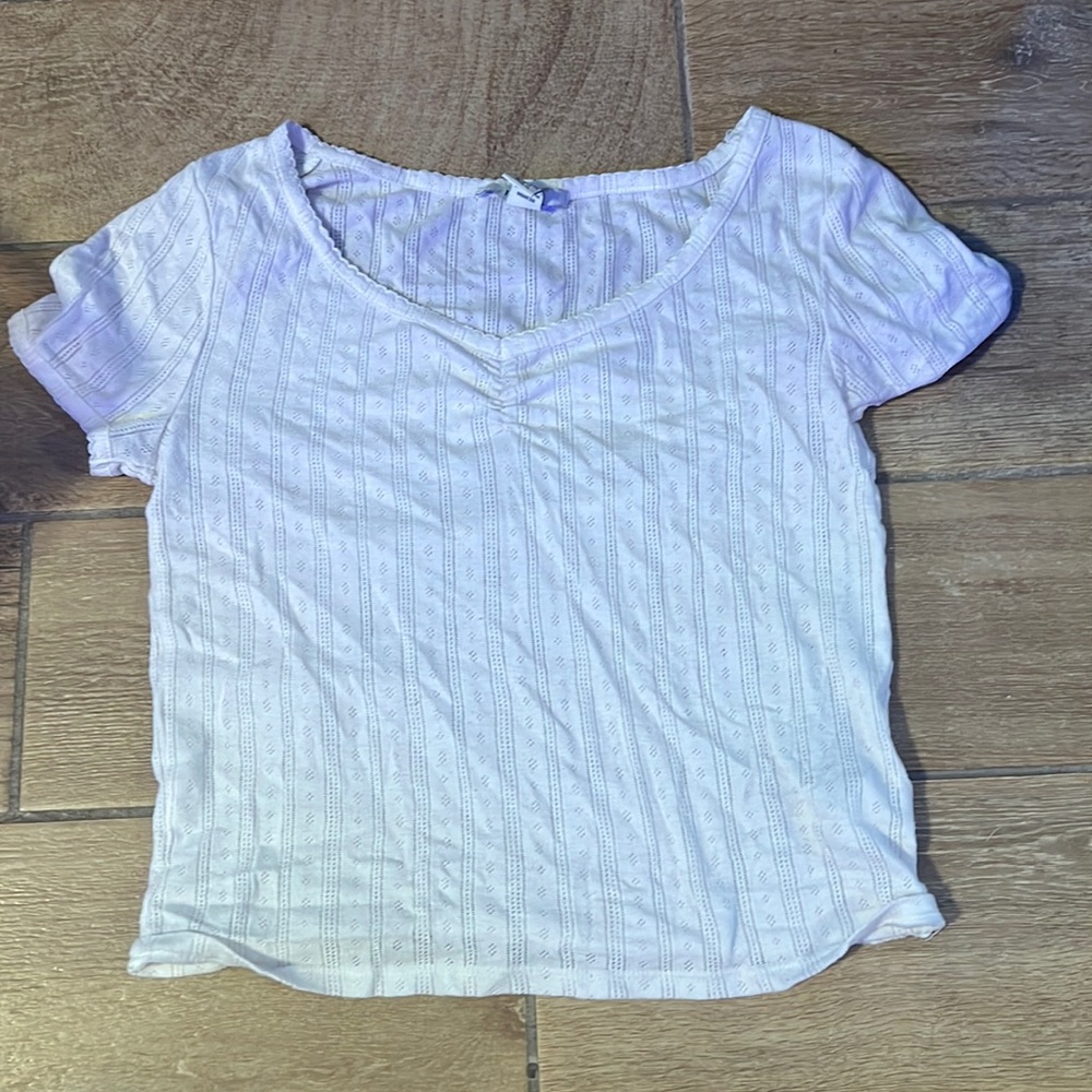 white forever 21 shirt worn twice